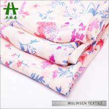 Mulinsen Textile 100% Polyester 75D Chiffon Flowers for Fabric Print for Summer Blouse